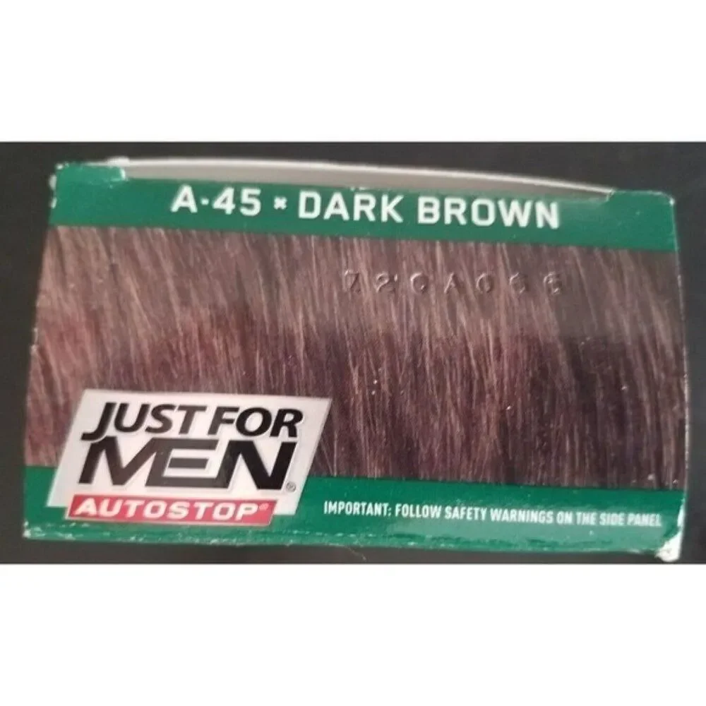 Just For Men AutoStop Haircolor Dye (A-45 Dark Brown)